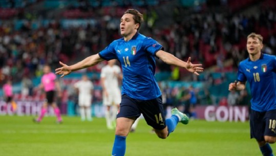Chiesa bën magjinë në Wembley, kalon Italinë në avantazh kundër Spanjës