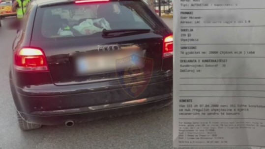 Në 'Audi' pa patentë, arrestohet i riu në Tiranë pasi u kap duke kryer manovra të rrezikshme në rrugë! I hiqet leja e drejtimit edhe pronarit të automjetit