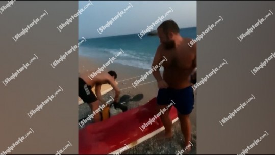 Policia shpëton një gjerman dhe një brazilian në Himarë, kishin dalë në det me kanoe (VIDEO)