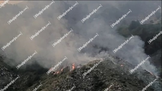 Riaktivizohet sërish vatra e zjarrit në malin e Dukatit, dyshohet për zjarrvënie të qëllimshme