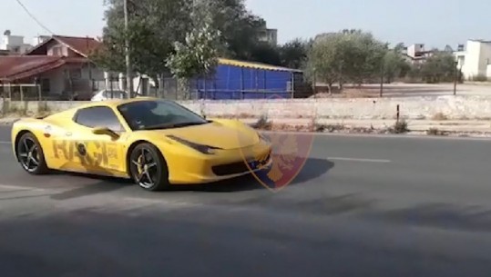 Fier/ Me 'Ferrari' luksoz, me shpejtësi 231 km/h, arrestohet polaku! 50-vjeçari me patentë false, policia sekuestron makinën