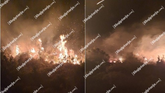 Vlora nën 'pushtetin' e flakëve, një zjarr masiv përfshin gadishullin e Karaburunit në Vlorë! Flakët rrezikojnë Parkun Kombëtar të Llogarasë