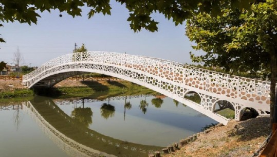 Rama publikon foto nga urat e këmbësorëve mbi Drin: Pjesë e projektit për rilindjen e Lezhës