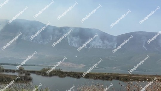Pas dy ditësh vënie nën kontroll, riaktivizohet sërish zjarri në Tragjas të Vlorës, flakët djegin kreshtën e malit