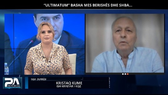 Ultimatumi i Kim, Kristaq Kume: Ligji ia garanton marrjen e mandatit Berishës, gjithçka është në dorë të tij! S’ka detyrim Basha ta largojë nga grupi parlamentar