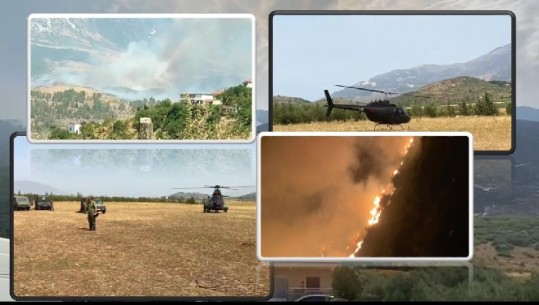 Vijon të digjet Karaburuni, eliminohet rreziku i disa banesave nga flakët në Dukat! Zjarri i afrohet parkut të Llogarasë, 'Mbrojtja' detyrohet të marrë helikopterë privatë, por asnjë s'po ndërhyn
