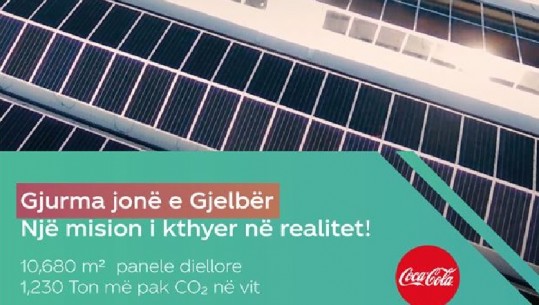 Investim fotovoltaik në misionin e gjelbër  të Coca-Cola Bottling Shqipëria