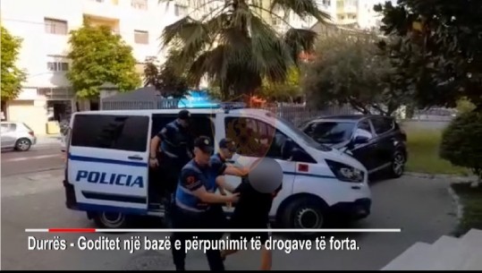 Goditet baza e përpunimit të drogave të forta në Durrës, dy të arrestuar! Sekuestrohet heroinë dhe kokainë
