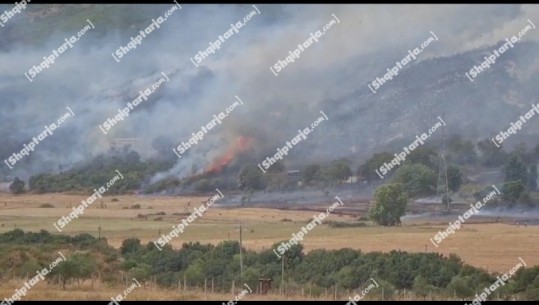 Zjarri në Gjorm të Selenicës, ka ende banorë në fshat, duhet evakuim urgjent 