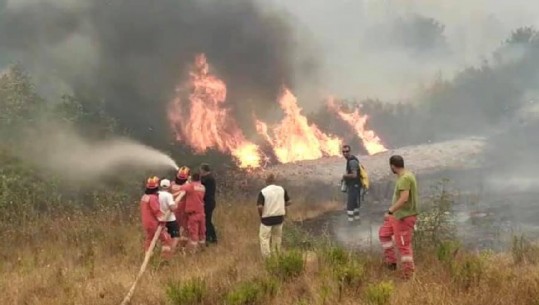 I vuri zjarrin fshatit Gjormë duke djegur sipërfaqe të tëra toke, shpallet në kërkim 42-vjeçari në Vlorë