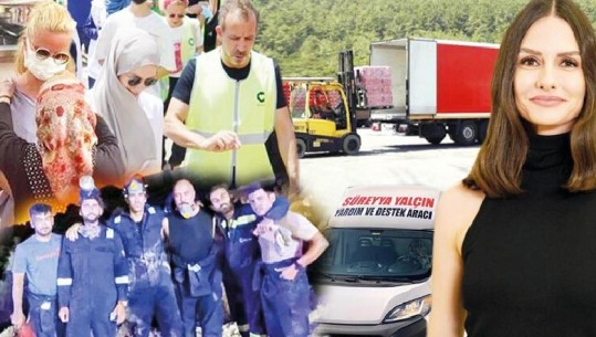 Aktori i famshëm turk prej ditësh në ndihmë të zjarrëfikësve 