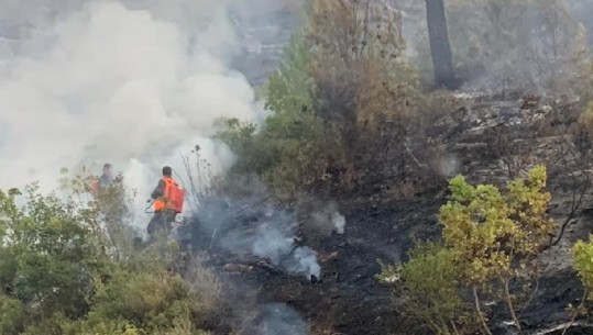 6 vatra aktive në vend, Ministria e Mbrojtjes: Zjarret nën kontroll, po ndërhyhet nga ajri në Majën e Rrunës dhe në Pukë