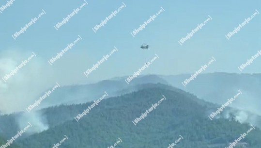 Maja e Rrunës në Kukës vijon të digjet, helikopterët vijojnë ndërhyrjen nga ajri! Një vatër aktive edhe në Prrenjas, flakët 'përpijnë' pyjet e përfshira në UNESCO