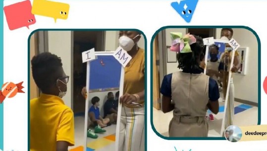 ‘Unë jam e zgjuar’, mësuesja nga Atlanta në SHBA bëhet virale për ‘ritualin’ e përditshëm të dashurisë për veten tek fëmijët