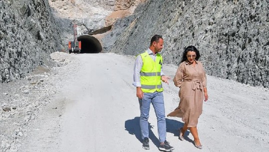 Hapet tuneli i Skërficës në aksin Kardhiq-Delvinë! Balluku: Ka përfunduar 65% e punimeve 