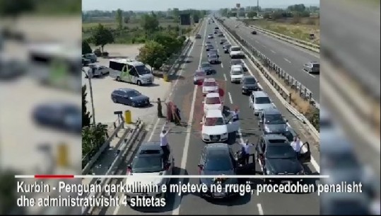 Ia morën valles në mes të autostradës së Laçit, vihen nën hetim dhe gjobiten 4 dasmorët që krijuan kaos në trafik! U bllokohen makinat luksoze (VIDEO)