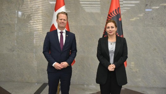 Ministrja Xhaçka pret homologun danez: Mbështetja e Danimarkës, provë e qartë e progresit të Shqipërisë