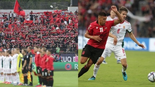 Tifozët festë në Elbasan! Më në fund Shqipëria bind në lojë dhe rezultat! Mposht 1:0 Hungarinë! Reja: Fitore e merituar! Përlotet 'heroi' i ndeshjes: Krenar 