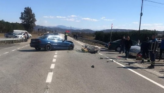 Aksident në aksin Elbasan-Peqin, përplasen 3 makina, 4 të plagosur