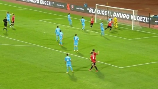 Shqipëria kalon në avantazh në minutën e 32 me Rei Manaj