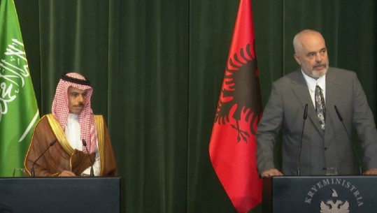 Princi ministër i Arabisë Saudite vjen në Tiranë, takim me Ramën: Do mbledhim sa më shpejt Komitetin e Përbashkët për bashkëpunimin ekonomik mes 2 vendeve