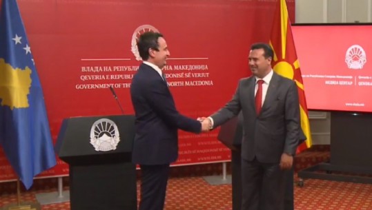 'Open Balkan' në qendër të diskutimeve mes qeverisë maqedonase dhe asaj kosovare! Zaev: Me Kurtin kemi qëndrime të ndryshme ! Kryeministri i Kosovës: E ardhmja jonë është në BE