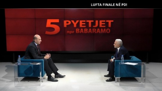 Rushaj në Report TV te ‘5 Pyetjet’: Situata në PD s’është rozë! Nuk ka konflikt, por debat emocional Basha-Berisha! Me përjashtimin e ish-kryeministrit u shmang një 'luftë' e vërtetë me SHBA