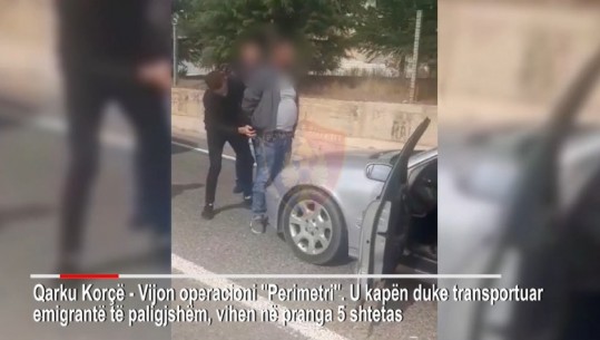Po transportonin emigrantë të paligjshëm kundrejt pagesës, 5 të arrestuar në Pogradec (VIDEO)