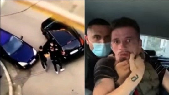 Del video, momenti kur rrëmbehet Kozak Braçi, 3 persona e fusin me dhunë në makinë