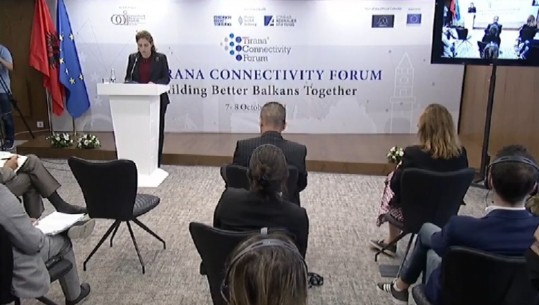 Forumi për Ndërlidhje Infrastrukturore Ballkan-BE, ministrja e Jashtme: 'Open Balkan', mënyra e vetme për të sjellë zhvillim në rajon