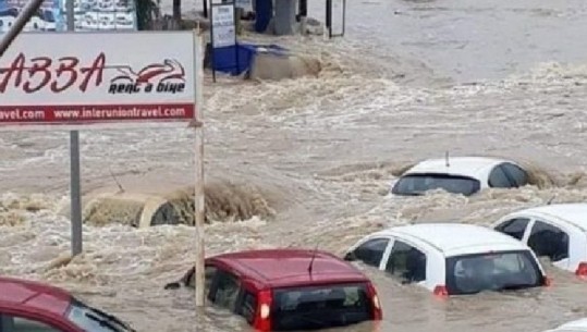 Përmbytjet shkaktojnë kaos, Korfuzi shpall gjendje emergjence