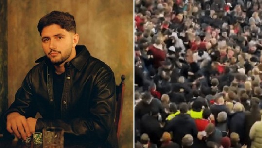 VIDEO/ 'Kërcet' grushti në një stadium të gjermanisë, protagonist reperi shqiptar! I kërkuan të mos bënte video por nuk dëgjoi