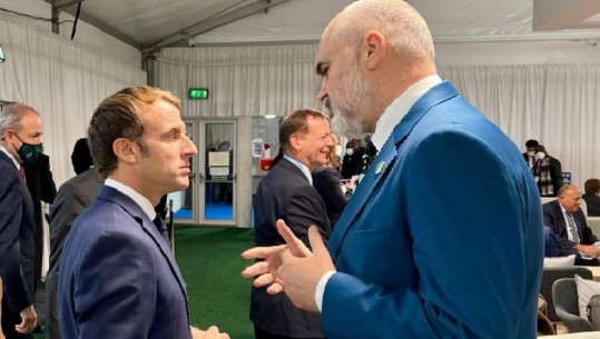Takimi me Macron në Konferencën për klimën në Skoci, Rama: Folëm për integrimin e Shqipërisë në BE