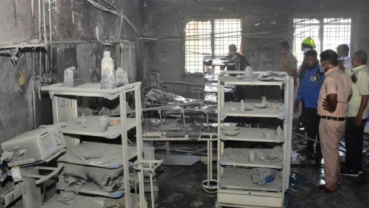 ‘Shpërthen’ zjarri në spitalin COVID në Indi, humbin jetën 11 pacientë 