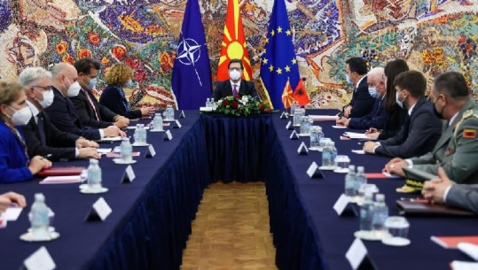 Ministri i Mbrojtjes vizitë në Maqedoninë e Veriut: E ardhmja e dy vendeve i përket integrimit euroatlantik