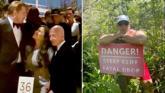VIDEO/ E dashura marroset pas Di Caprios, 'harron' miliarderin! Jeff Bezos hakmerret, i bën ftesën e 'frikshme' aktorit