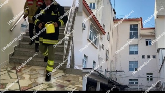 Zjarr në repartin e Kirurgjisë në spitalin e Vlorës, nuk ka të lënduar në njerëz (VIDEO)