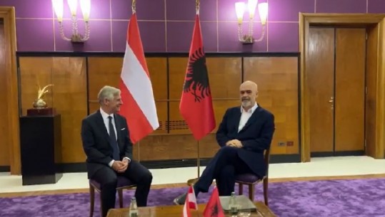 Rama takon ministrin austriak: Mirënjohje për mbështetjen e Shqipërisë për integrimin në BE