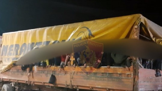 Po udhëtonin me 57 emigrantë të paligjshëm në kamion, arrestohen 2 persona në Pogradec, në kërkim bashkëpunëtori