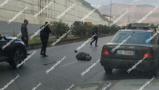 Aksident në Tiranë, makina përplas këmbësorin tek Kopshti Zoologjik, i moshuari në gjendje të rëndë