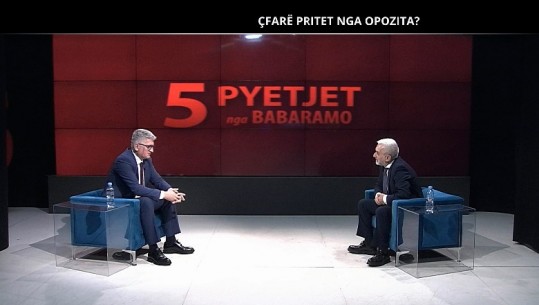 Gjekmarkaj në ‘5 Pyetjet': Berisha po e dëmton shumë PD-në, ju ofron demokratëve betejë me Bashën! Të vijnë tek Kuvendi i 18 dhjetorit dhe të dalim të bashkuar