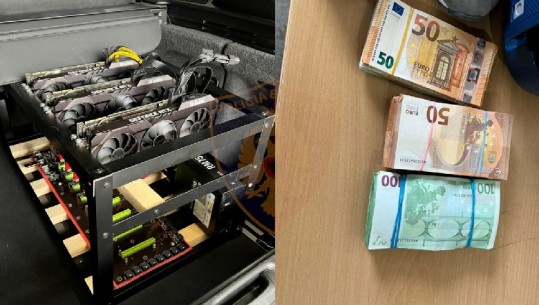 Morinë/ Kapet me 39 mijë euro të padeklaruara në makinë dhe një pajisje që prodhon kriptomonedha! Në hetim i riu nga Maqedonia e Veriut