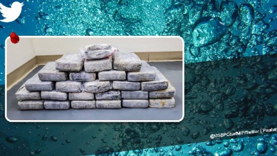 Një pako po lundronte mbi ujin e detit, zbulohet kokaina me vlerë 1 milion dollarë në Florida 