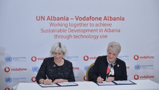 Vodafone Albania krah OKB-së për të mbështetur realizimin e Objektivave të Zhvillimit të Qëndrueshëm në Shqipëri