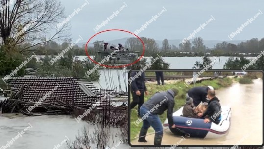Situata e rrezikshme e krijuar nga reshjet, në Vlorë Vjosa del nga shtrati! Ministria e Mbrojtjes: Jemi në terren, 30 familje të evakuara! Ministria e Bujqësisë: 1000 hektarë tokë nën ujë