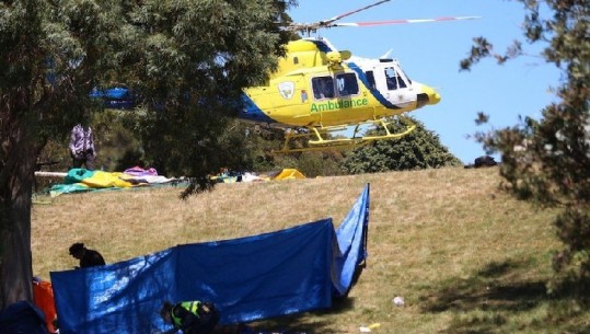 Tragjike në Australi/ 'Kështjella' me tullumbace rrëzohet nga era, humbin jetën 4 fëmijë pasi bien nga 10 metra lartësi