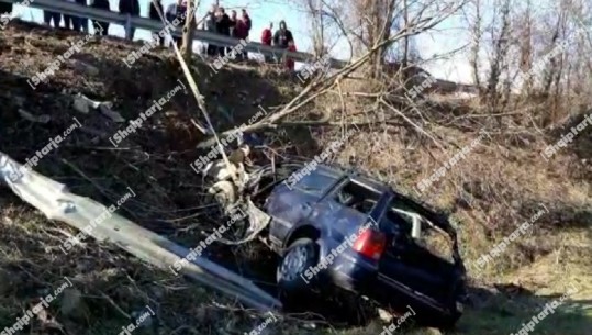 Aksident i rëndë në Dibër, makina del nga rruga, humb jetën një person! Plagosen 3 pasagjerët, arrestohet shoferi (VIDEO)