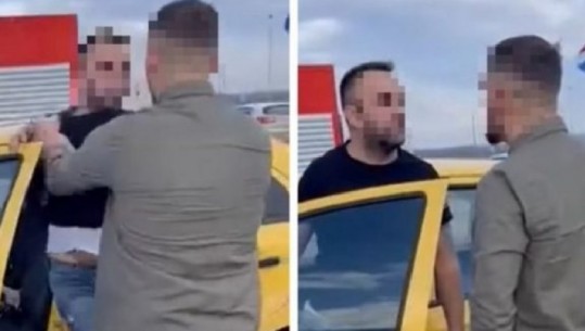 ‘Këtu je në Shqipëri’, një shqiptar dhe një serb përleshen fizikisht në kufi (VIDEO)