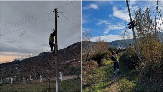 Era e fortë dëmton shtyllat elektrike, disa fshatra pa energji në Lezhë e Korçë (VIDEO)