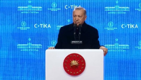 Erdogan në inaugurimin e xhamisë së Et'hem Beut: Brenda muajit të Ramazanit shpresoj të përfundojë ndërtimi i xhamisë së Namazgjasë